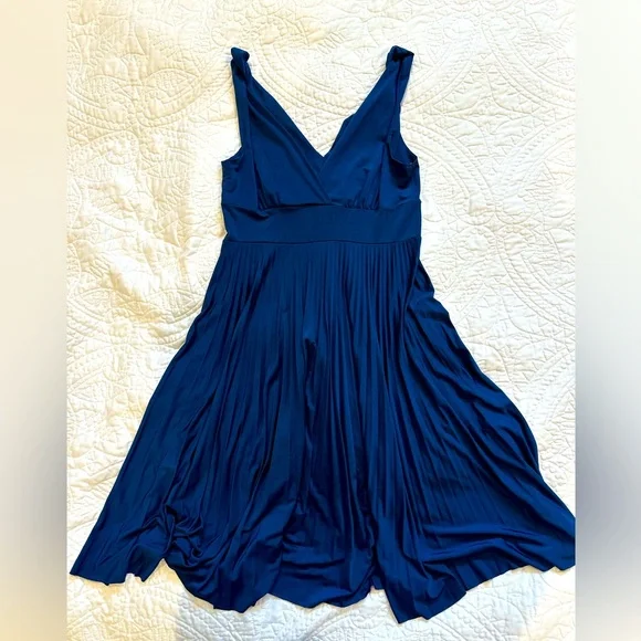 Soprano Women's Blue Dress W/ Twisted Strap Detail size M - Picture 1 of 4
